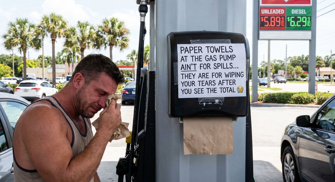 Palm Coast Gas Prices Hit $4.29, New Recorded High with 30% Weekly Surge