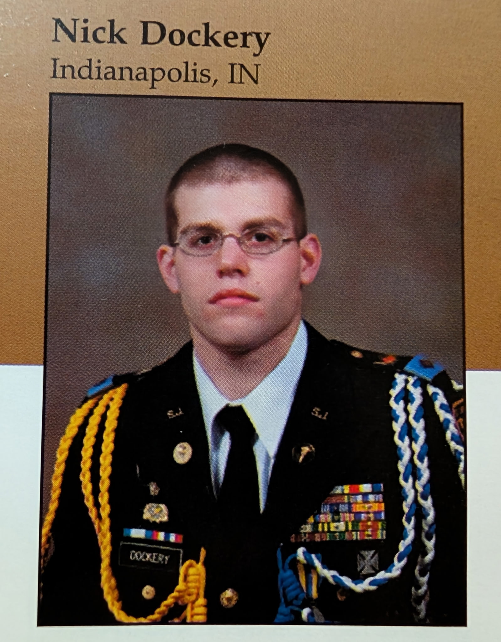 Nicholas&nbsp;Dockery while a student at St. John's Military School. Courtesy&nbsp;photo