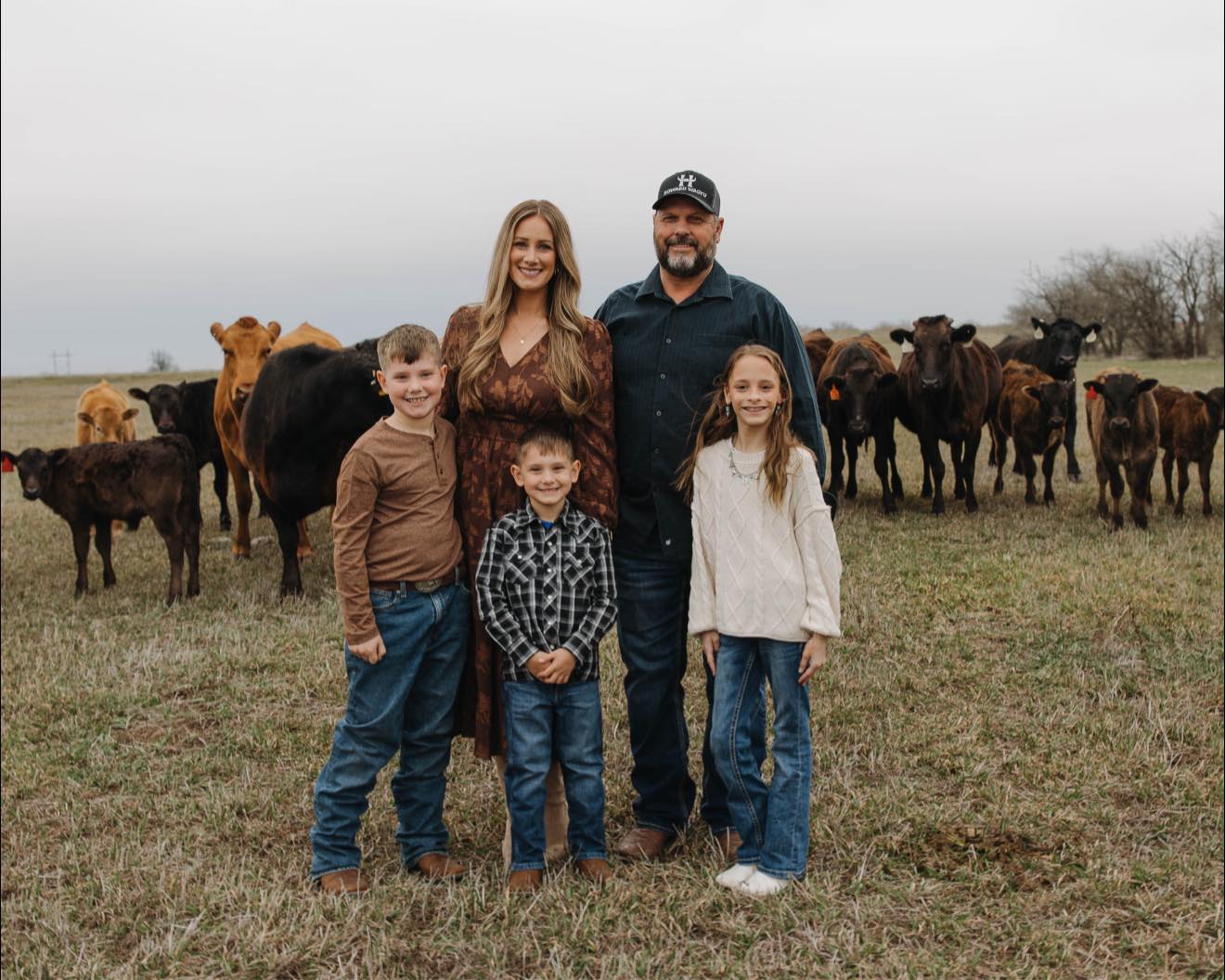 Howard family, from left: Wyatt, Ashley, Nash, Jim and Nora