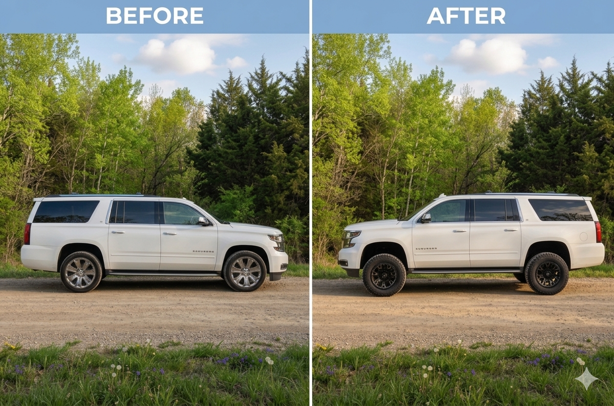 Lift your SUBURBAN with a Fabtech 6