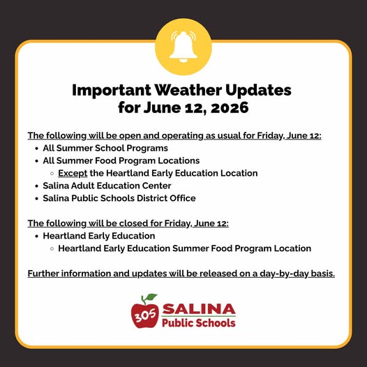 USD 305 Closes Heartland Early Education Friday; Other Programs Remain Open