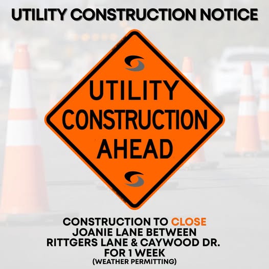 Utility Construction to Require Pavement Repair on Joanie Lane in Salina