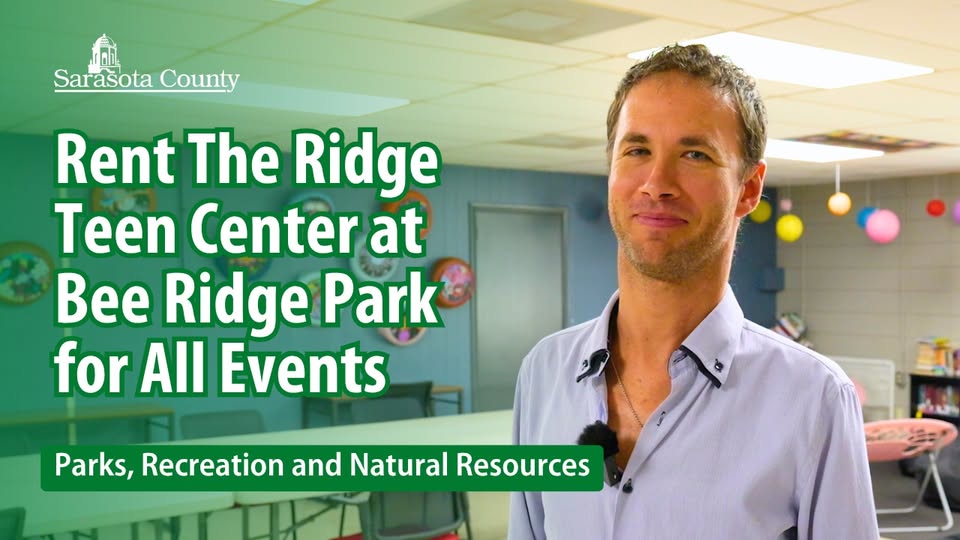 Sarasota County Promotes Teen Center Rentals at Bee Ridge Park
