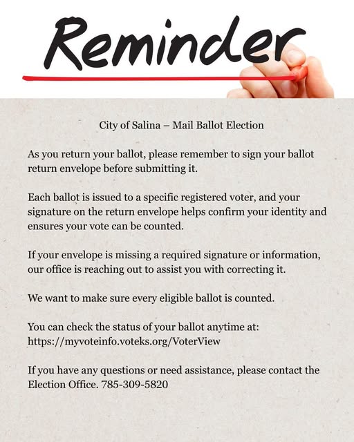Today Is The Last Day To Request a Replacement Ballot