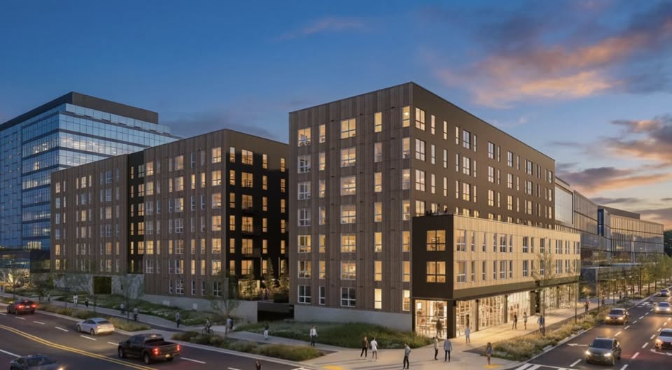 8-Story Apartment Project Proposed for Spring District's Block 15 in Bellevue