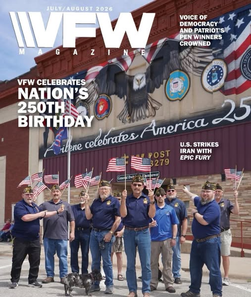 Abilene's America 250 Mural Featured on Cover of National VFW Magazine