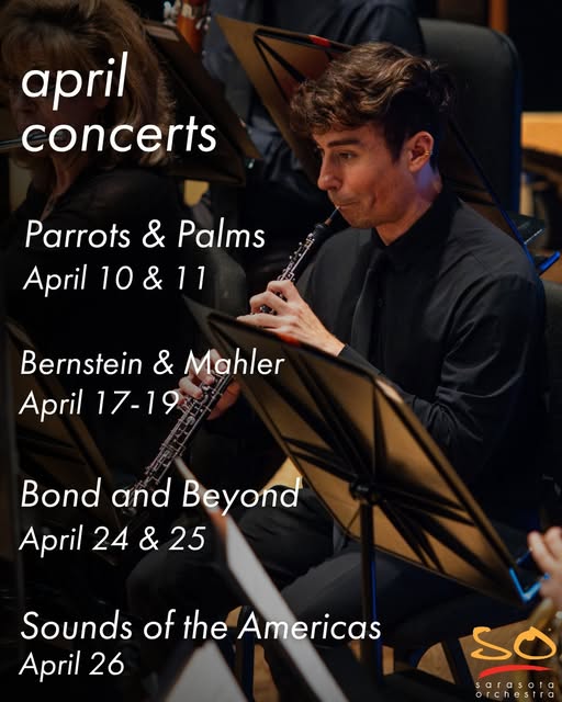 Sarasota Orchestra Announces Varied Concert Lineup This Month