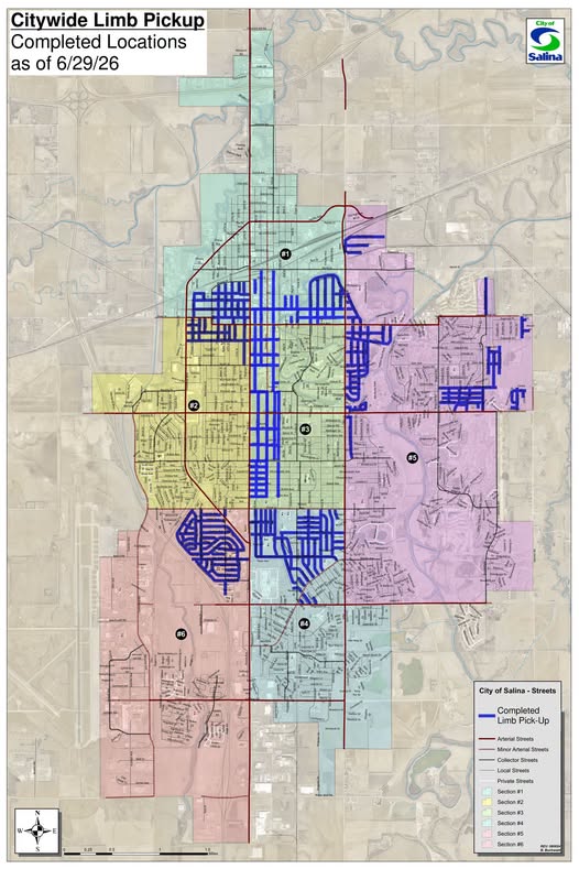 Salina Crews Collect Over 1,400 Loads of Storm Debris, Pickup Continues