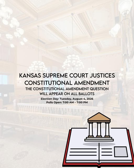 All Registered Voters Eligible to Vote on Kansas Supreme Court Amendment