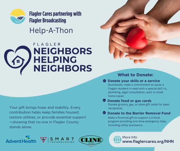 Help-A-Thon Offers Emergency Aid to Flagler Families March 6