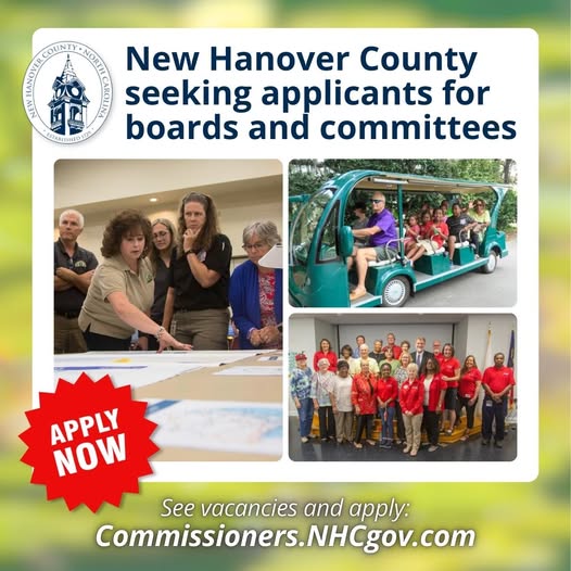 New Hanover County Seeks Applicants for Three Board Vacancies