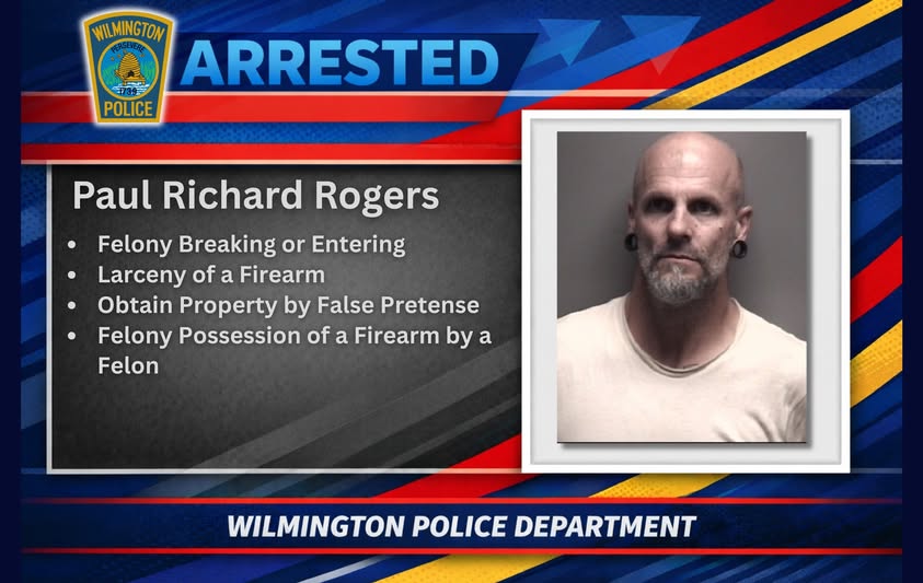 Wilmington Man Arrested on Firearms Theft, Felon Possession Charges ...