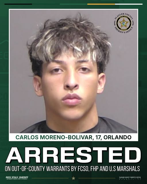 Teen Fugitive Wanted for Attempted Murder Captured on I-95 in Flagler County