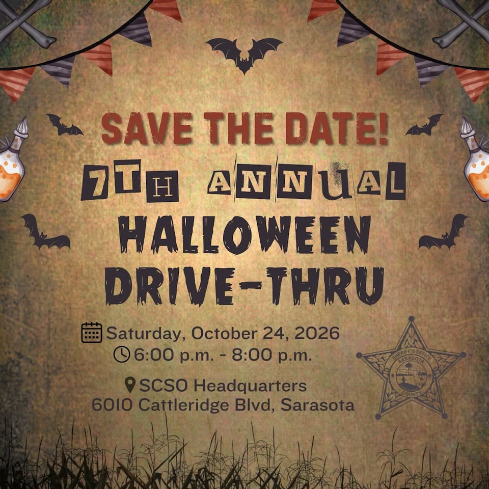 Sarasota County Sheriff's Office Plans 7th Annual Halloween Drive-Thru