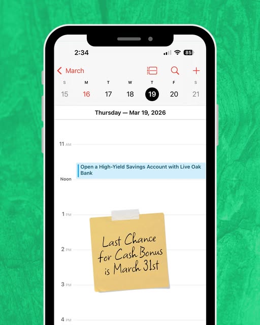 Live Oak Bank Savings Account Bonus Offer Ends March 31