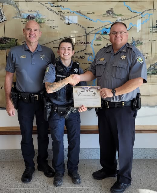 Saline County Deputy Receives Commendation for Lifesaving Response