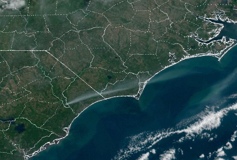 Wildfire Smoke Drifting Into Wilmington Area; Burn Ban Remains in Effect