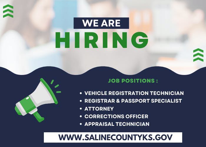 Saline County Government Posts Open Job Positions