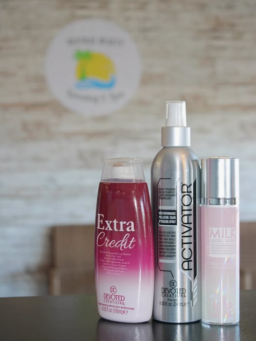 Natural Beauty Tanning & Spa adds a leg bronzer, prep spray and facial glow enhancer