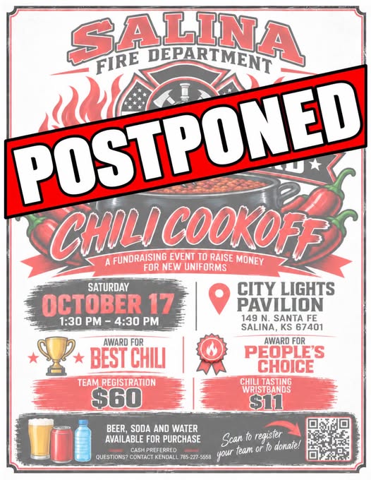 Salina Fire Honor Guard chili cook-off postponed