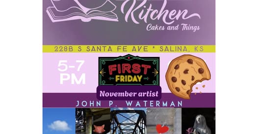 Bibliophile's Kitchen to host First Friday Artist Reception on Nov. 6