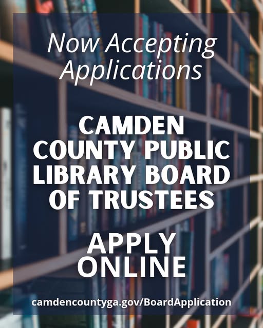 Camden County seeks applicants for Public Library Board of Trustees vacancy