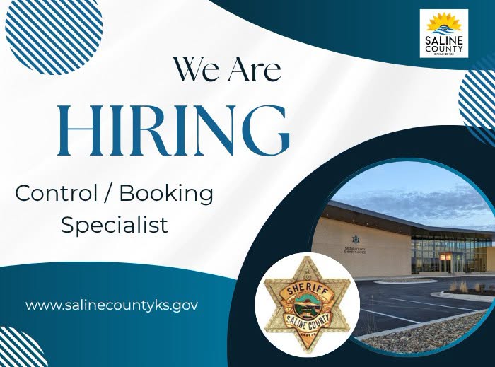 Saline County Sheriff’s Office taking applications for control/booking specialist