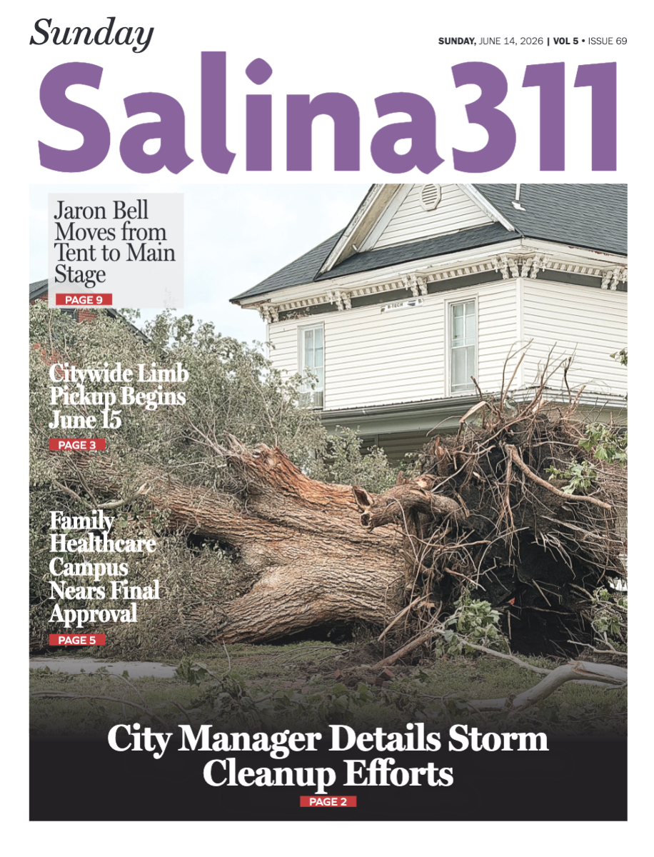 Sunday Salina311 newspaper cover