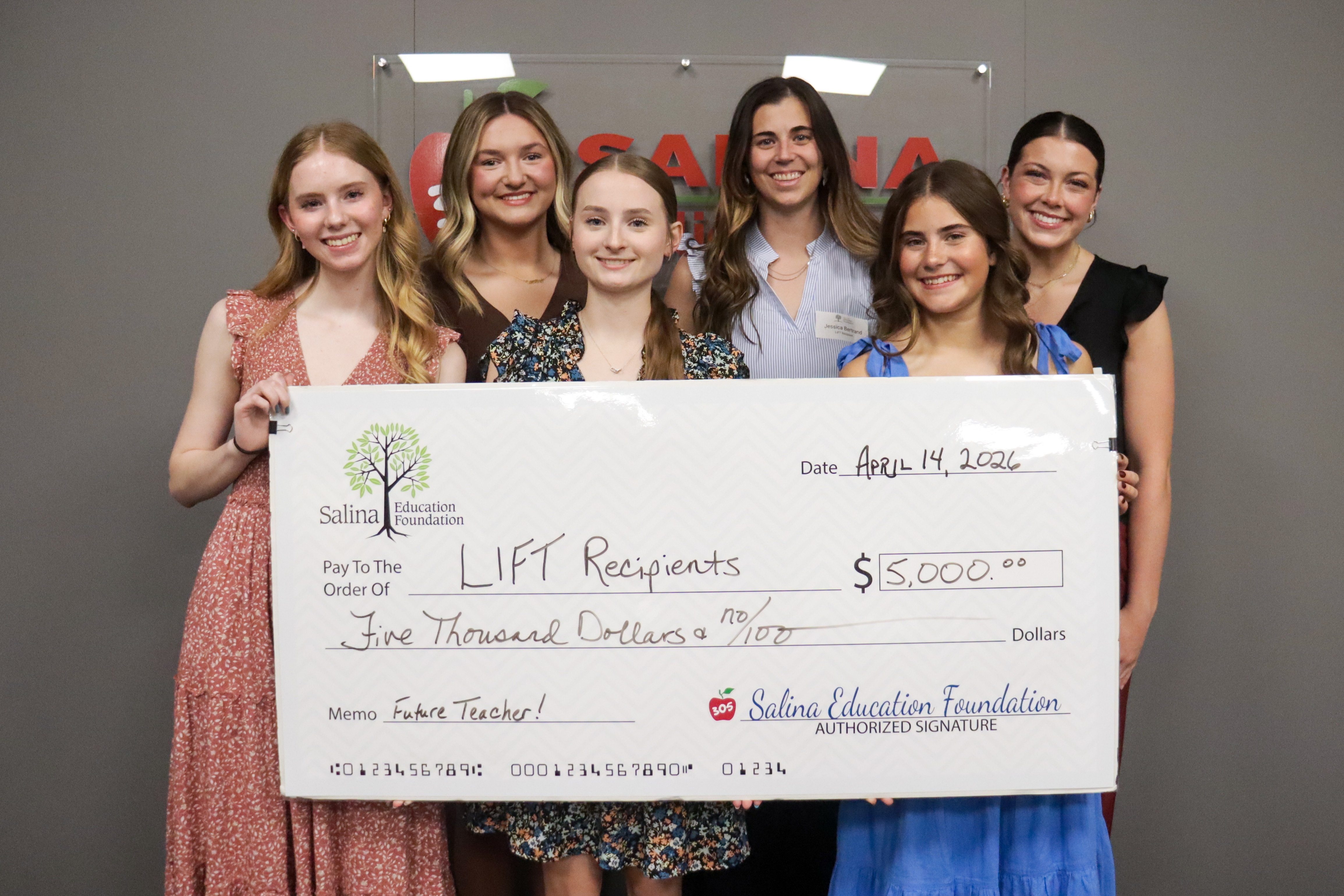 Salina Education Foundation Announces 2026 LIFT Recipients