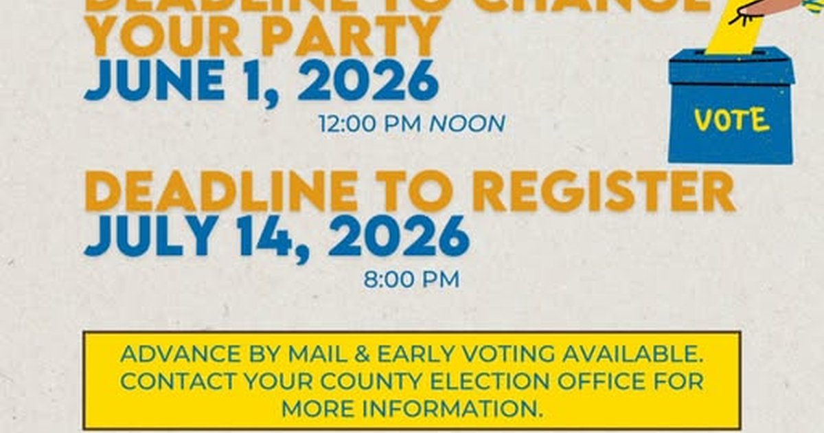 Saline County Announces Key Dates for August 2026 Primary Election ...