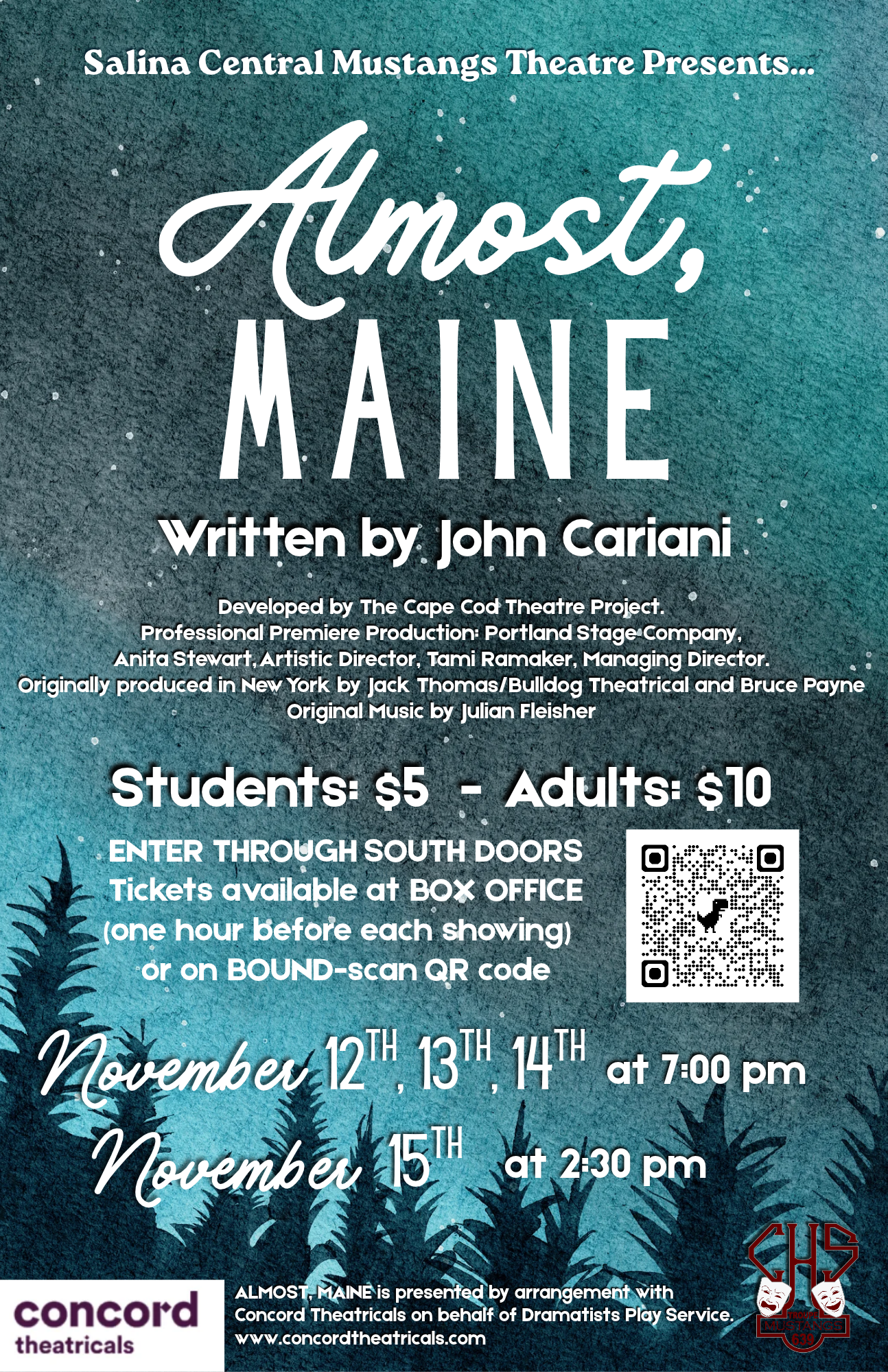 Salina Central theater students to stage 'Almost, Maine' Nov. 12-15