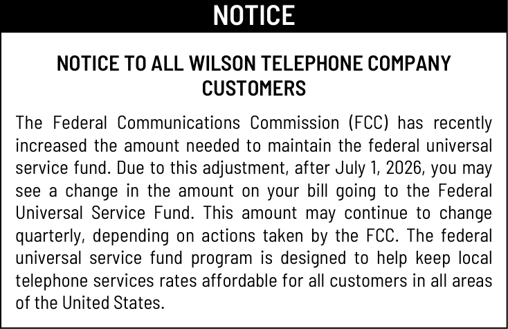 Public notice 850 FCC Notice published in Salina311 Newspaper July 26