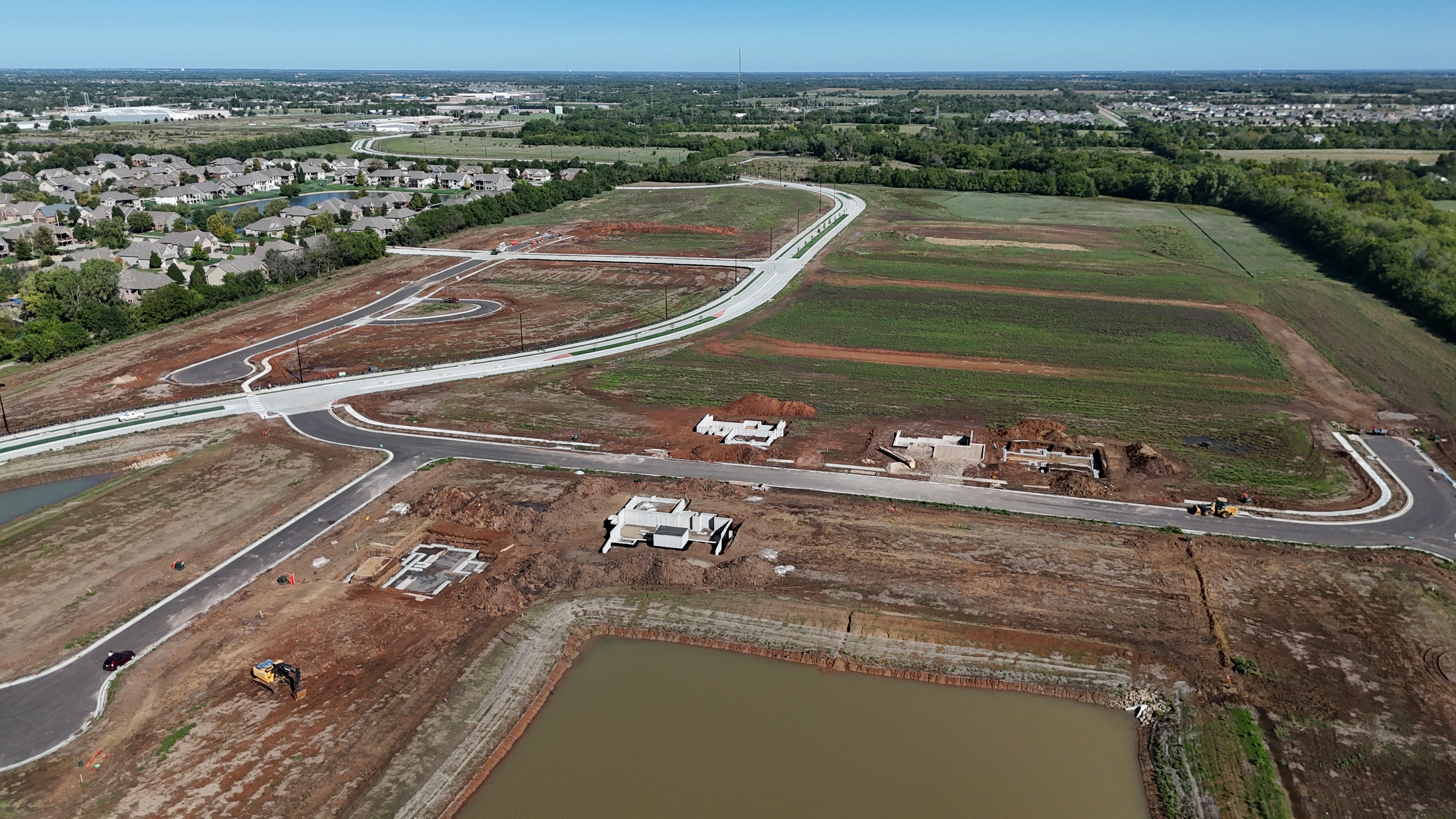 Home Construction Under Way at The Reserve at Vista Ridge in Andover
