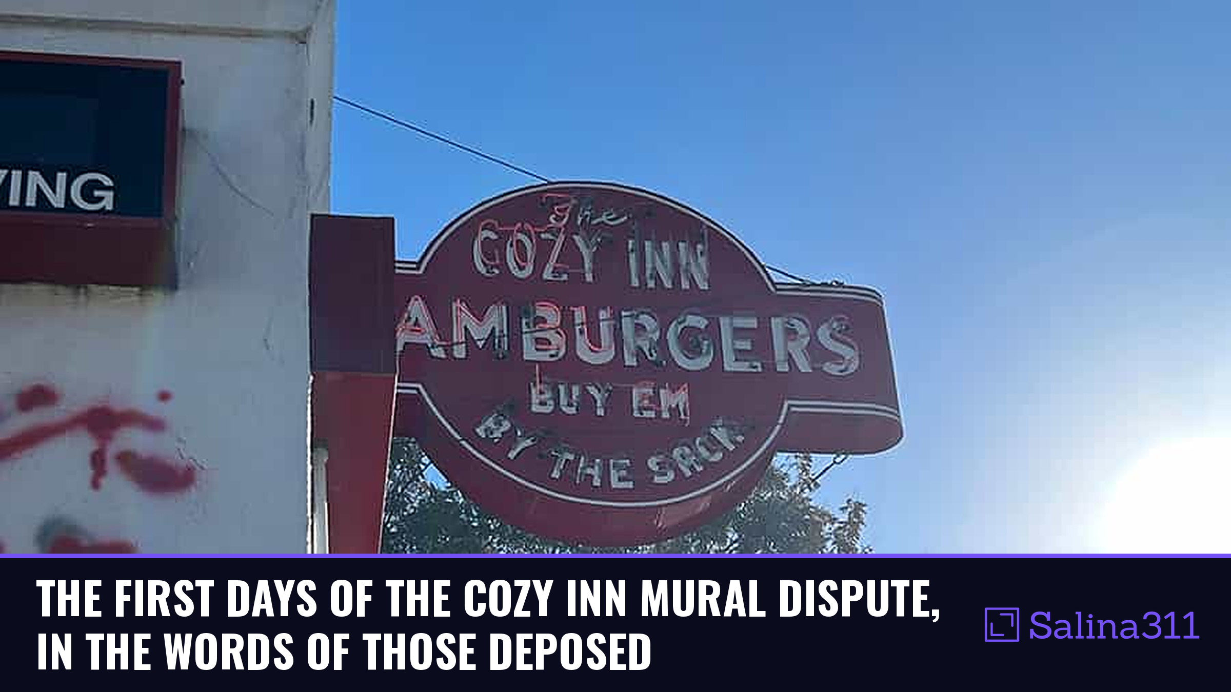 City says in court filings that Salina arts director was first staff member to bring Cozy Inn mural to its attention