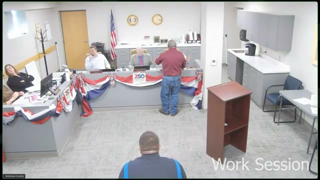 Dickinson County Weighs New Sign Truck as 20-Year-Old Vehicle Nears Replacement