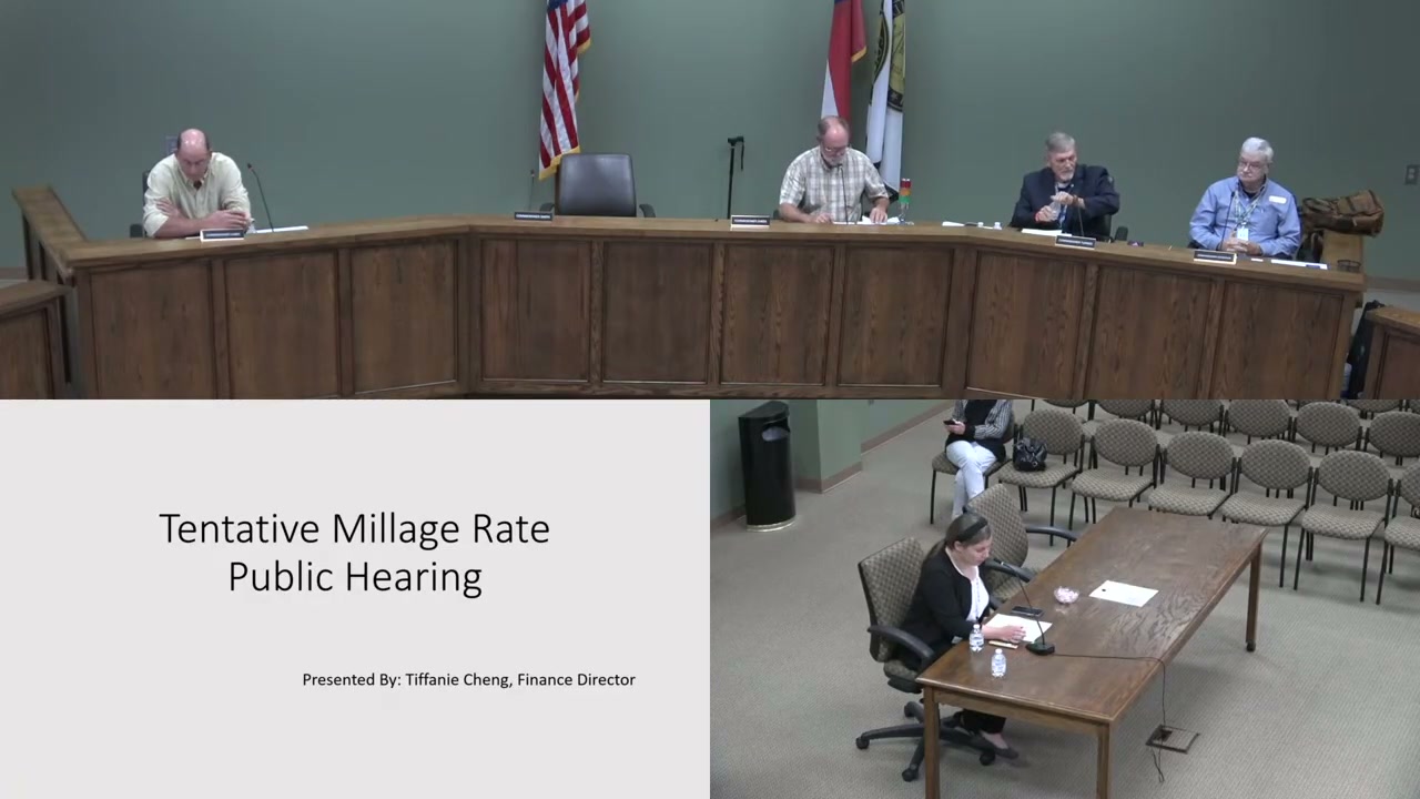 Camden County Holds Second Public Hearing on Tentative 2026 Millage Rates
