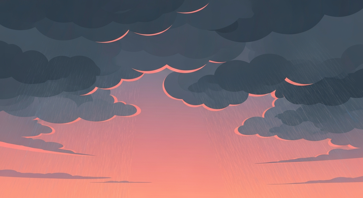 Heavy Rain Moving Through Wilmington